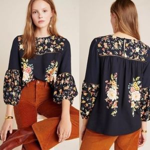 Anthropologie Farm Rio Estelle Blouse